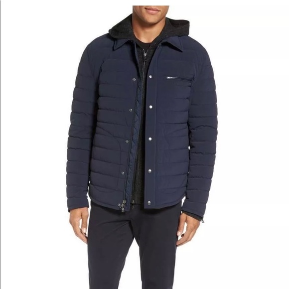 Vince Quilted Down Shirt Jacket - Picture 6 of 12